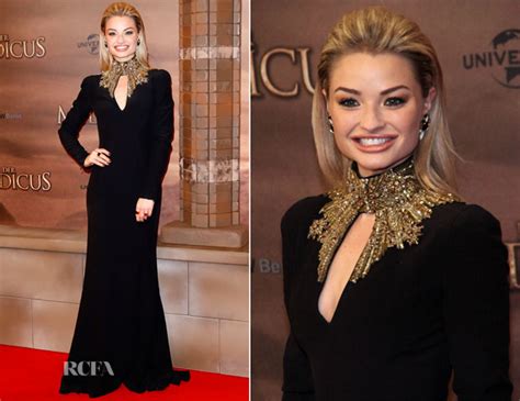 Emma Rigby In Alexander Mcqueen The Physician Berlin Premiere Red