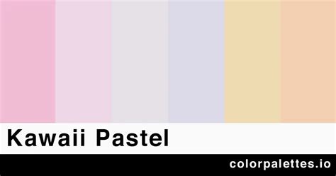 Kawaii Pastel Color Palette Color Palettes