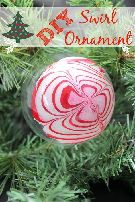 diy swirl christmas ornament simply  mommy