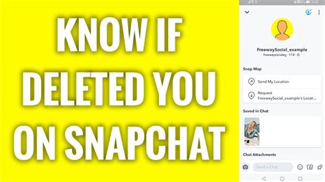 How To Know If Someone Deleted You On Snapchat Youtube