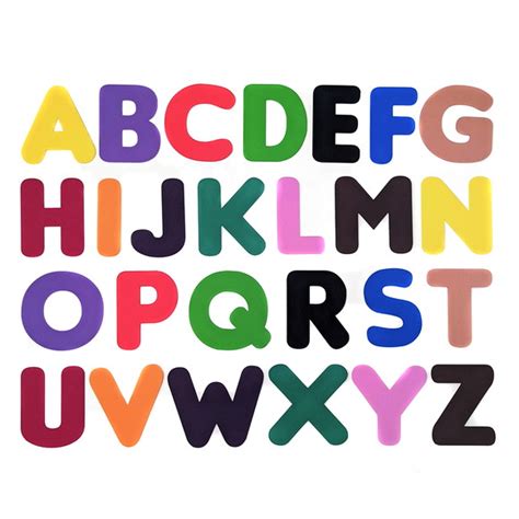 Kit De Letras Em Eva Alfabeto 26 Letras Grande Tamanho 10 Cm