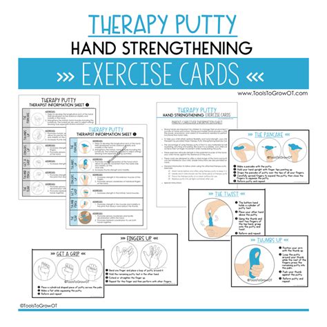 Hand Therapy Putty Exercises Blog Tools To Grow Inc