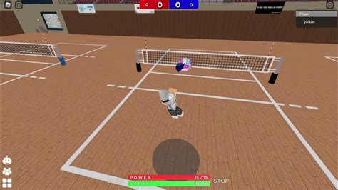 Roblox Volleyball 4 2 Flick Serve Youtube