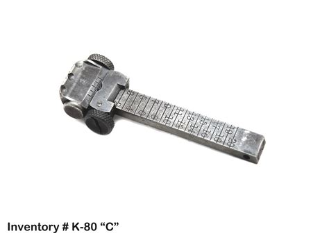 M1898 Krag Carbine Rear Sight Ladder Altered Corners — Granpas Gun Parts