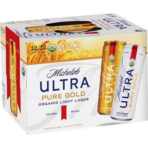 Buy Michelob Ultra Pure Gold Organic Light Lager Online One Stop Liquors