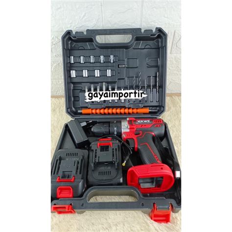 Jual Mesin Bor Baterai V Dekwe Cordless Drill Dk Shopee Indonesia