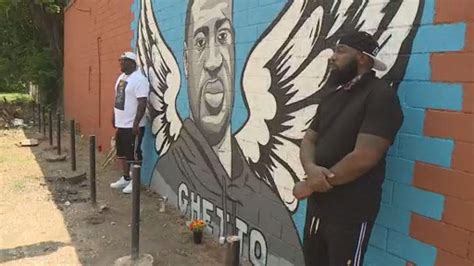 His dying breaths were replayed to millions, sparking. Murals painted to honor Houston native George Floyd in ...
