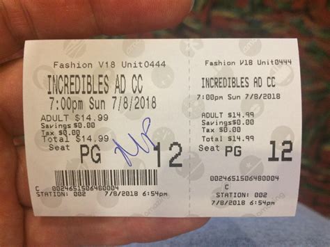 Amc Movie Theater Ticket