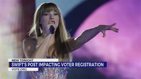 Taylor Swifts Post Impacting Voter Registration Youtube