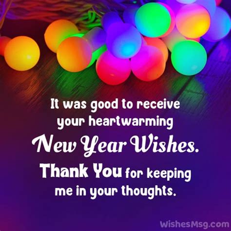 60 Thank You Reply Messages For New Year Wishes