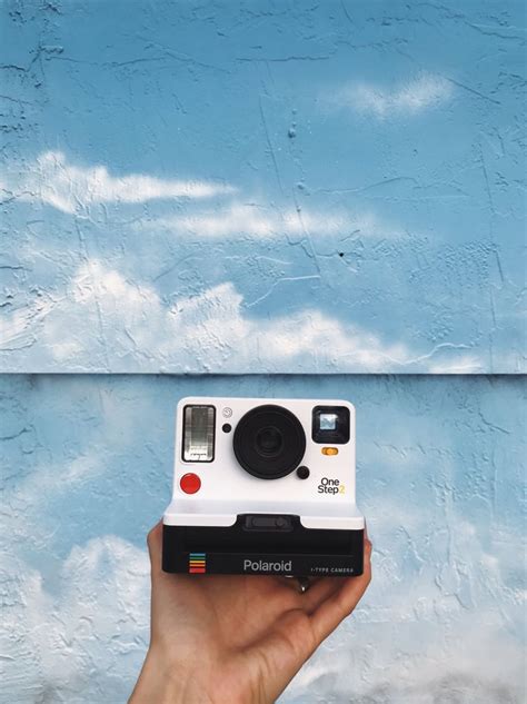 Retro White Onestep 2 Viewfinder I Type Polaroid Camera Ts For