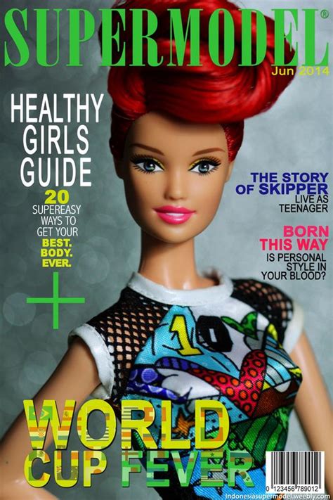 Magazine Cover Indonesia S Supermodel Barbie Sets Barbie
