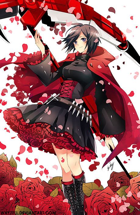 Rwby Ruby Rose Anime Poster 11x17 On Storenvy