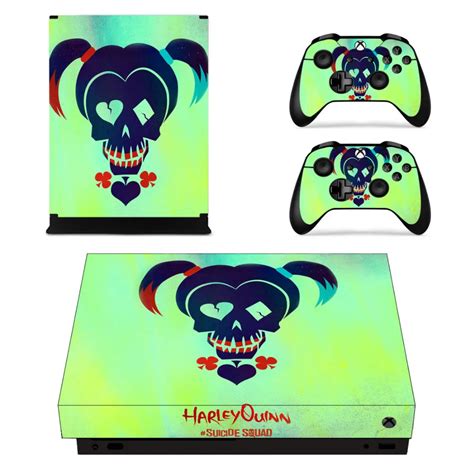 Suicide Squad Harley Quinn Skin Sticker For Xbox One X
