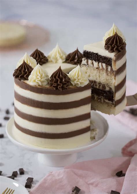 Chocolate is a range of foods derived from cocoa (cacao), mixed with fat (e.g., cocoa butter) and finely powdered sugar to produce a solid confectionery. Black and White Cake - Preppy Kitchen