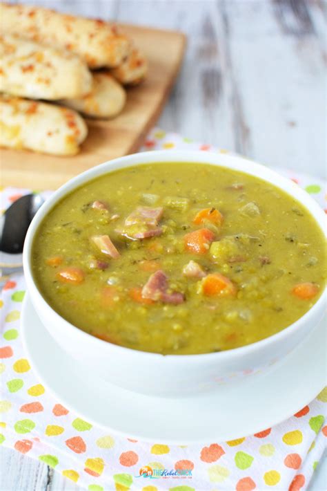 Slow Cooker Split Pea Soup Recipe The Rebel Chick