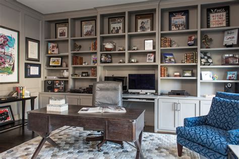 21 Gray Home Office Designs Decorating Ideas Design Trends