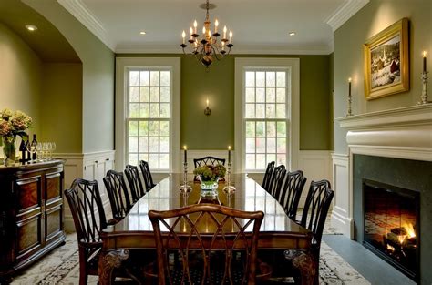 New York Soft Green Paint Colors Dining Room Traditional With Formal