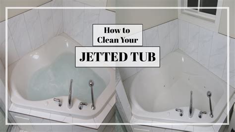 How To Clean A Jetted Tub Jacuzzi Clean With Me Youtube