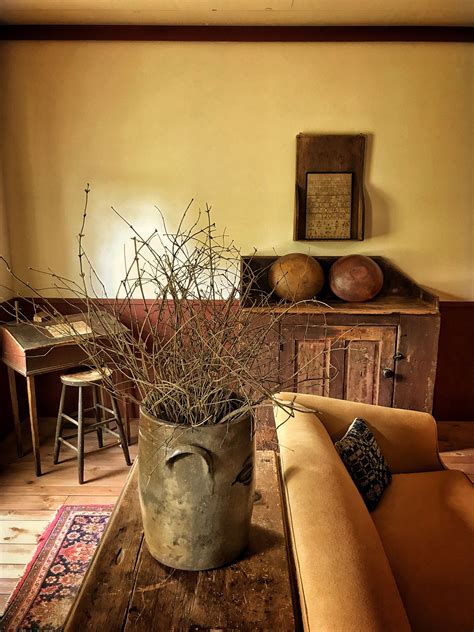 Living Room ~ Peace Manor 🌻 Primitive Homes Primitive Decorating