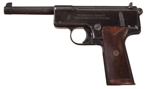 Webley And Scott Model 1904 Semi Automatic Pistol Firearms Auction Lot 1407