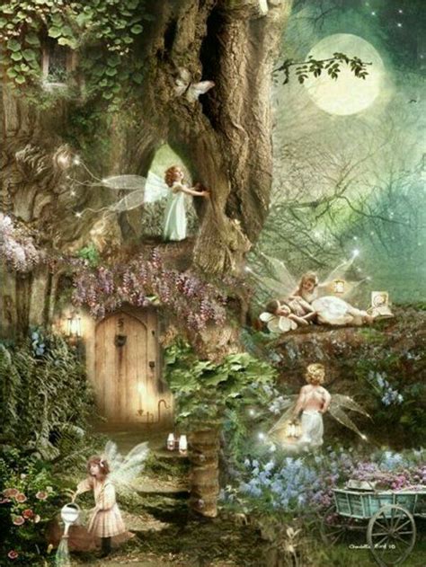 Fairies In Forest Fairy Art Fairy Pictures Beautiful Fairies