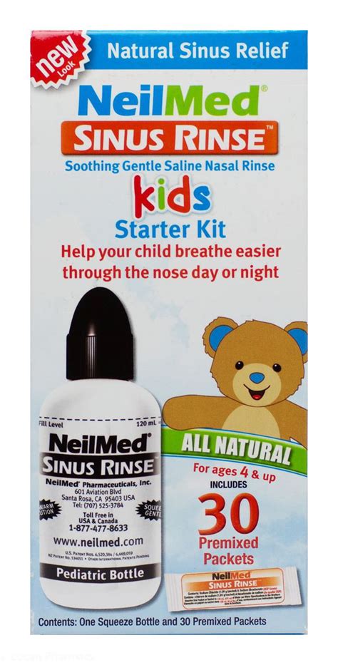 Neilmed Sinus Rinse Kids Starter Kit 1 Bottle 30 Sachets Lucan