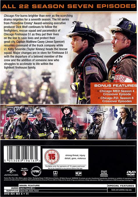 Chicago Fire Season 7 Dvd Warner Bros Shop Uk