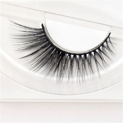 Visofree False Eyelashes Handmade Real Mink Fur False Eyelash 3d Strip