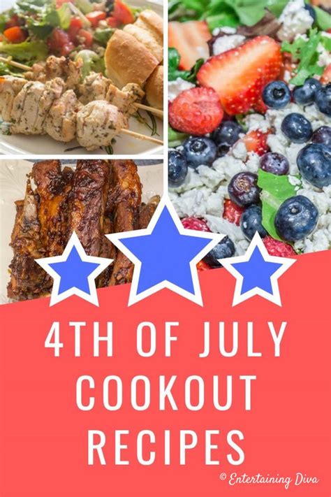 Best 4th Of July Menu For A Cookout Entertaining Diva Recipes From
