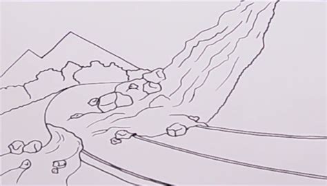 How To Draw Landslide Soil Erosion