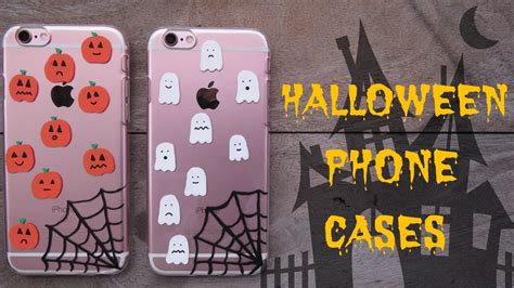 Diy Halloween Phone Cases Ghosts And Pumpkins Youtube