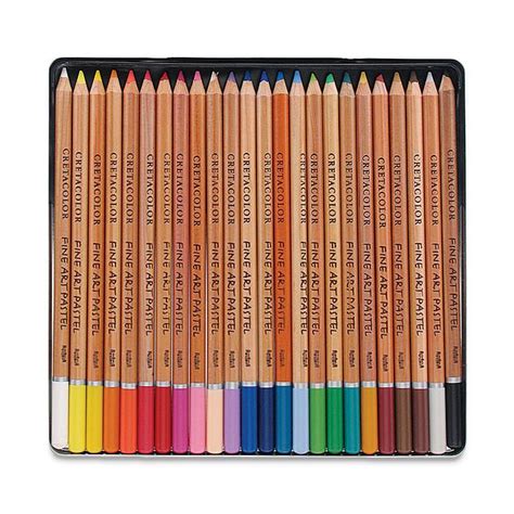 Fine Art Pastel Pencil Set Set Of 24 Colors Cretacolor