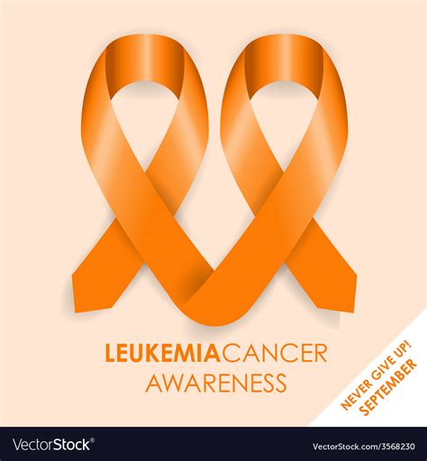 Leukemia Cancer Ribbon Royalty Free Vector Image