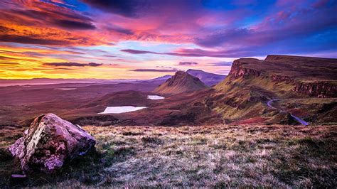 Scotland Europe Quiraing Isle Of Skye Nature Photo Hd Wallpaper