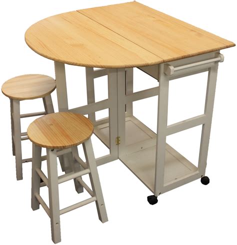 The three most important words when buying kitchen and bar stools: MARIBELLE FOLDING TABLE AND STOOL SET KITCHEN BREAKFAST ...