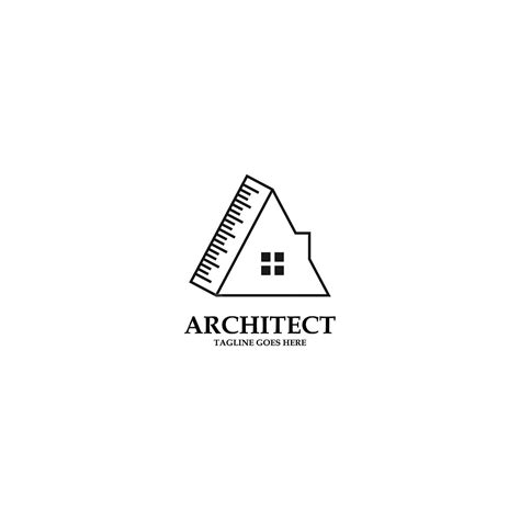 Arquitecto Empresa De Arquitectura Construcción Vector Logo Templ Png