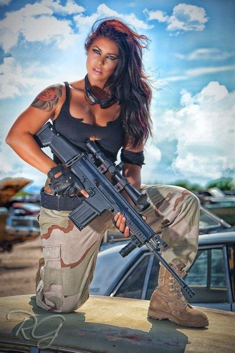 Michelle Viscusi Top Shot Season Girl Guns Military Girl Guns