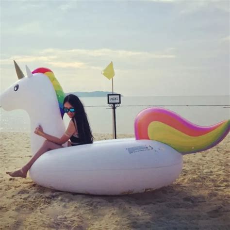 98 4and giant inflatable unicorn pool float beach swimming large tube floaties toy 42 99 picclick