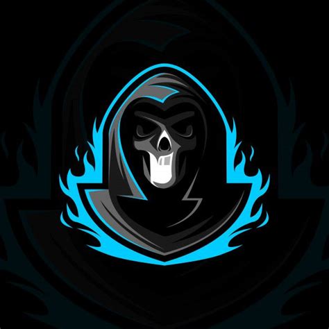 Head Reaper Mascot Logo E Sport Design In 2020 Sports Logo Design