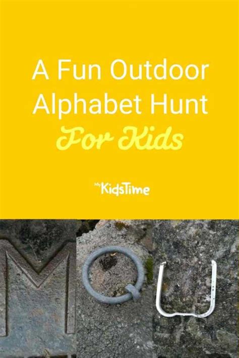 A Fun Outdoor Alphabet Hunt For Kids