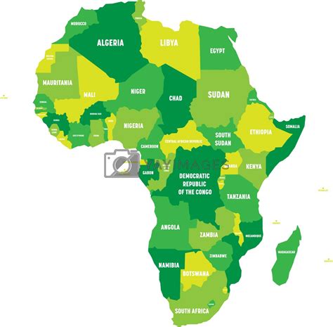 Africa Political Map Labeled