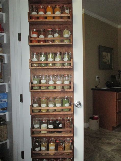 Spice Rack For Pantry Door System Wooden Spice Rack Spice Rack