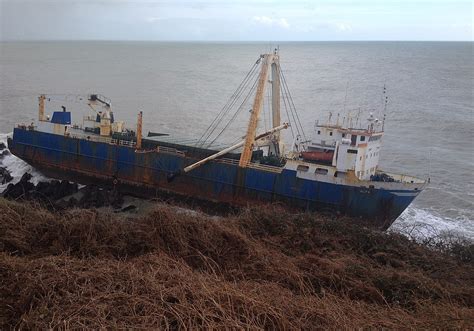 Ghost Ship Washed Up In Cork By Storm Dennis Coast Monkey