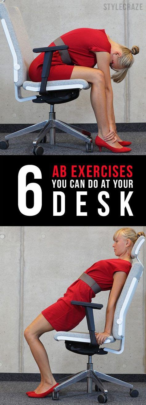10 Best Chair Exercises For Abs Images In 2020 Workout Routine Chair