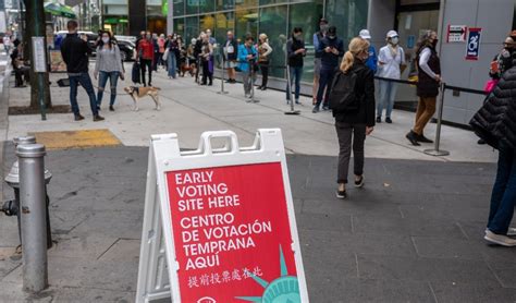 Over 1 Million New Yorkers Turned Out For Early Voting In Nyc Secret Nyc