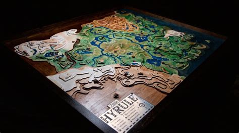 Fan Spends 65 Hours To Create This Topographical Map From Zelda Breath