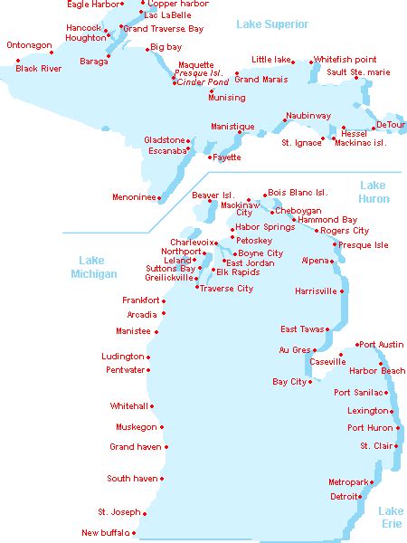 Michigan Boating Lake Waterway And Harbor Guide Michigan Interactive