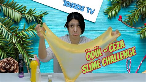 ceza Ödül slime challenge eğlenceli Çocuk videosu youtube