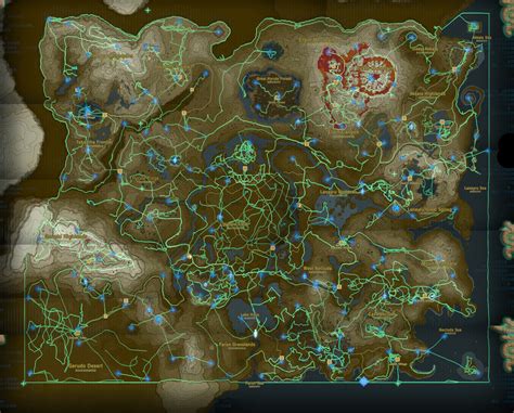Map Breath Of The Wild Time Zones Map World